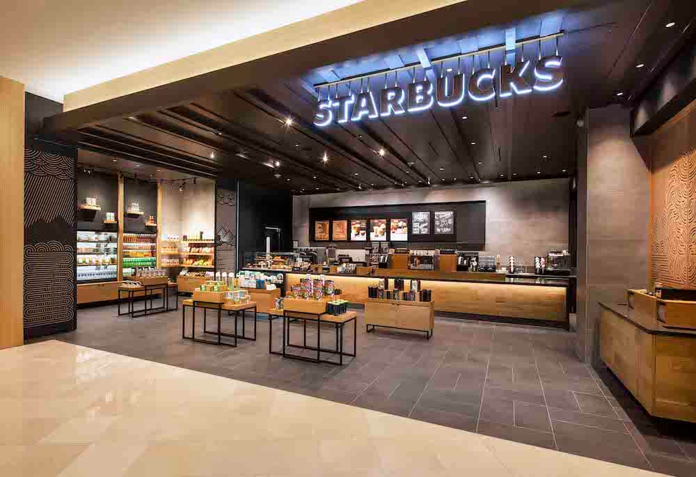 Sheraton Starbucks lobby